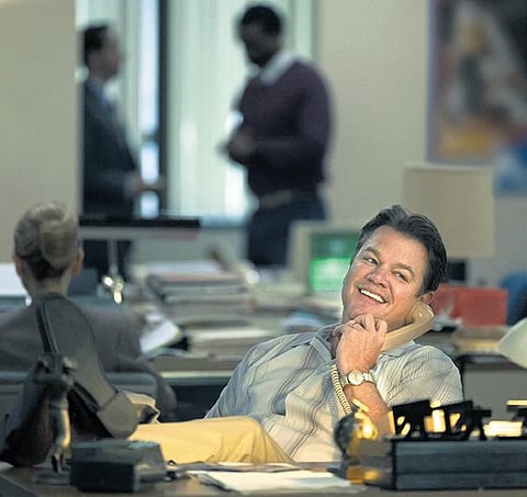 Matt Damon in a still from the film