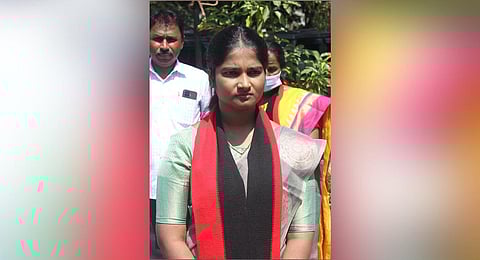 Nivedha S, councillor of Coimbatore City Municipal Corporation ward 97