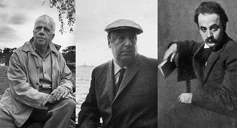 Robert Frost , Pablo Neruda , Kahlil Gibran