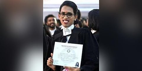 Padma Lakshmi, Kerala's first transgender lawyer. (Photo | P Rajeev Instagram)