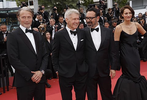'Indiana Jones' swings into Cannes Film Festival; Harrison Ford honored before joyous festivalgoers