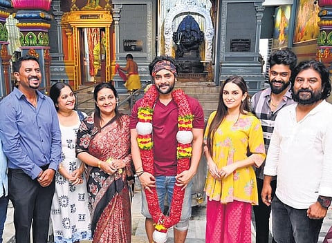 At the muhurat event of Ella Ninagagi