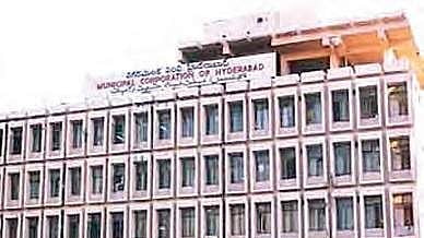 Greater Hyderabad Municipal Corporation (GHMC) building.
