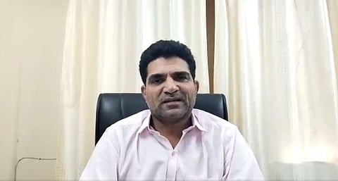 Aam Admi Party Gujarat President Isudan Gadhvi. (Photo | Twitter @isudan_gadhvi)