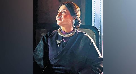 Swastika in a still from Qala.