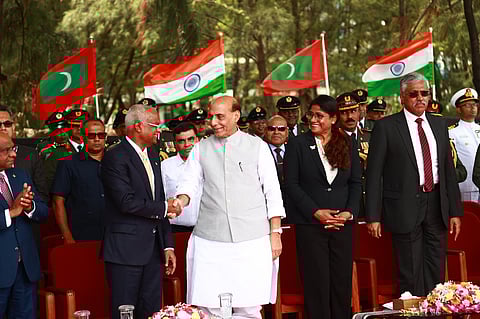 Defence Minister Rajnath Singh called for enhanced cooperation among nations in the IOR to address the common challenges faced by the region (Photo | MoD)