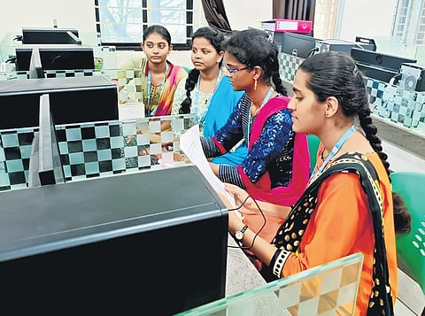 The four BTech second year students, who developed Food Shift Android app to decrease wastage of food in Nellore I Express