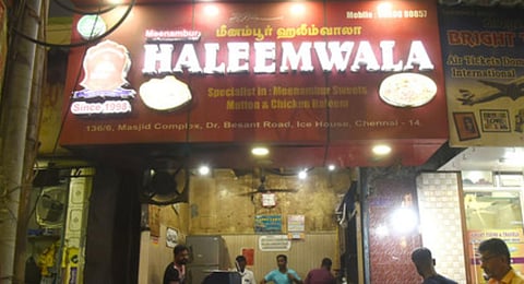 Homely haleem from the streets 