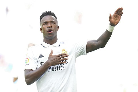 Real Madrid's Vinicius Junior. (Photo | AP)