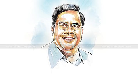 Karnataka Chief Minister and Congress leader Siddaramaiah. (Express Illustration)