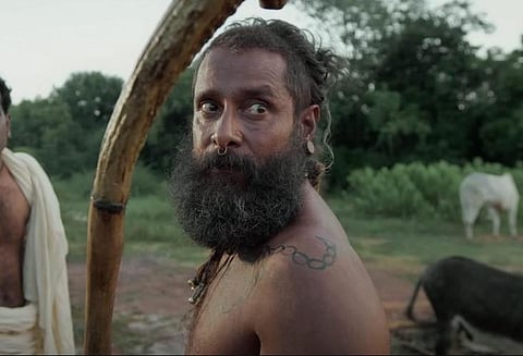 Vikram in 'Thangalaan'. (Trailer grab)