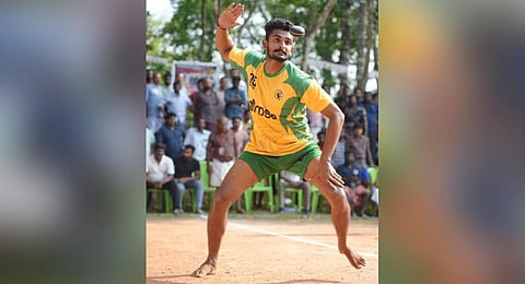 The native ball game tournament held at Meenadom near Puthuppally