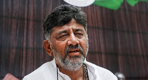 Karnataka Deputy Chief Minister DK Shivakumar. (File Photo | PTI)