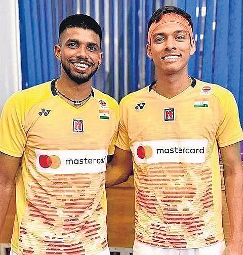 Partners-in-crime: Satwiksairaj Rankireddy (Left) and Chirag Shetty.