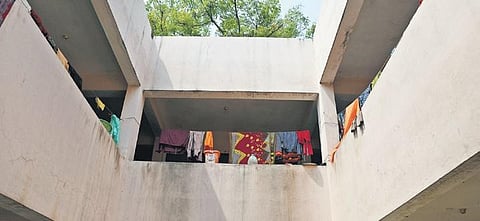 Model Markets constructed by GHMC used as homes by families