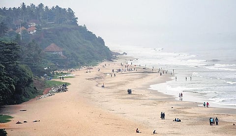 Papanasam beach at Varkala in Thiruvananthapuram | FILE photo