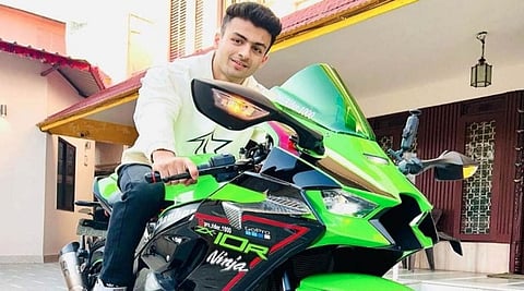 YouTuber Agastya Chauhan died Thursday while attempting to race his bike at 300 kilometres per hour. (Agastya Chauhan Instagram)