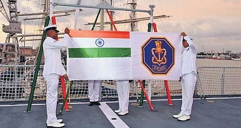 ​  The decommissioning ceremony of INS Magar held at Kochi Naval Base   ​