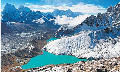 Glacial lakes of the Himalayas