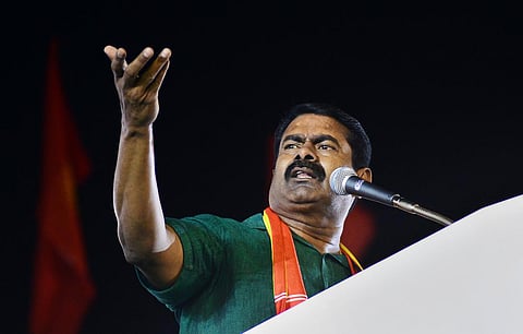 Naam Tamilar Katchi (NTK) party chief coordinator Seeman. (Photo | Debadatta Mallick, EPS)