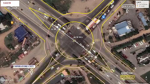 Roundabouts to replace signals on two Coimbatore National Highways
