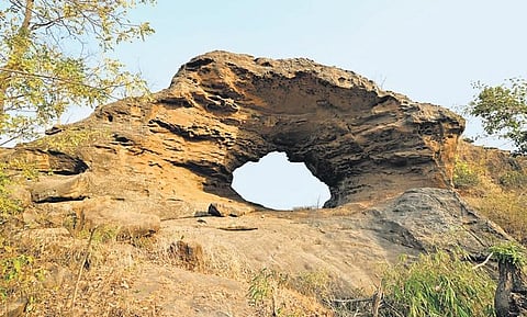 The Natural Arch in Kanika range of Sundargarh forest division | Express