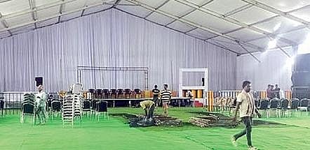 The preparations for the Dasaha rituals