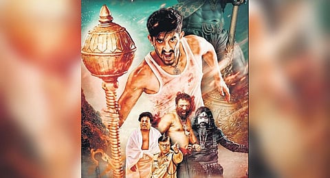 Gadhayuddha encompasses a tapestry of divine and demonic elements, woven together to create a suspenseful narrative