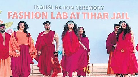 A file photo of fashion walk at Tihar Jail ( Photo | EPS)