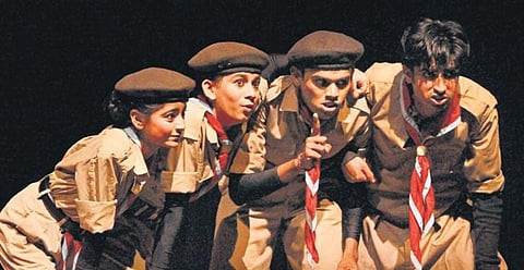 A still from the play