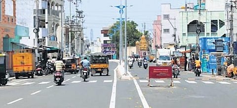 Phase-1 of Rama Nama Kshetram road works completed in Guntur I Express