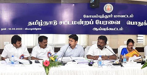Selvaperunthagai said the construction has been delayed for the last four years because officials did not conduct soil tests in a prescribed manner.