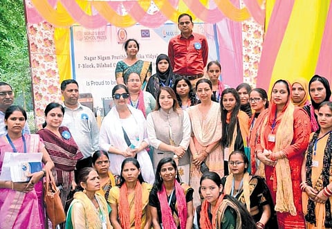 The school—Nagar Nigam Pratibha Balika Vidyalaya—is located in Dilshad Colony