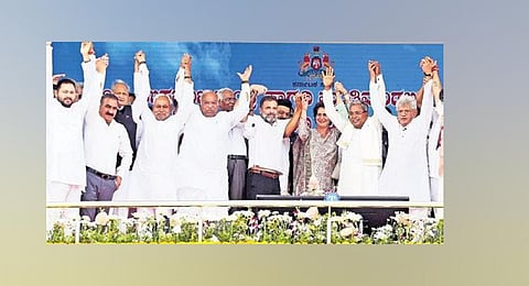 Opposition leaders. (Photo | PTI)