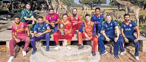 The captains of all ten teams taking part in the 2023 ICC ODI World Cup Qualifiers which begins in Harare on Sunday | ICC