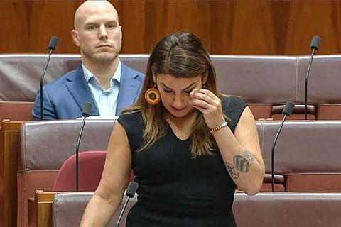 Thorpe on June 15 detailed allegations that she had been sexually 'assaulted' in parliament, stating the building was 'not a safe place' for women to work. ( Photo | AFP )