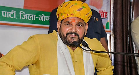 BJP MP and WFI chief, Brij Bhushan Sharan Singh. (Photo | PTI)