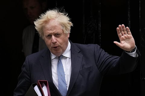 FILE - Former UK Prime Minister Boris Johnson has been accused of lying to lawmakers about lockdown-flouting parties in his office. (Photo | AP)