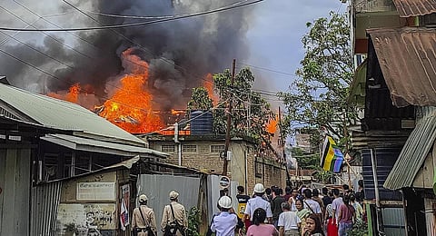 FILE: Representational image of Manipur violence.(Photo | PTI)