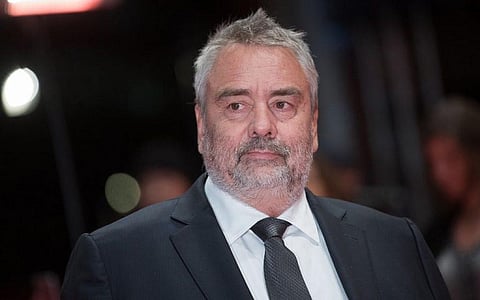 French director Luc Besson poses on the red carpet upon arrival for the premiere of the film 'Eva' presented in competition during the 68th Berlinale film festival. (Photo | AFP)