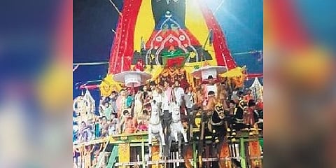 The ‘Brahmataladhwaja’ chariot