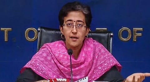 Delhi Power Minister Atishi. (Photo | PTI)