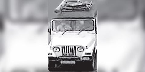 A penalty of Rs 20,000 was slapped for dangerously carrying a pole and other equipment atop the vehicle and  Rs 500 slapped on the driver for not wearing a seat belt