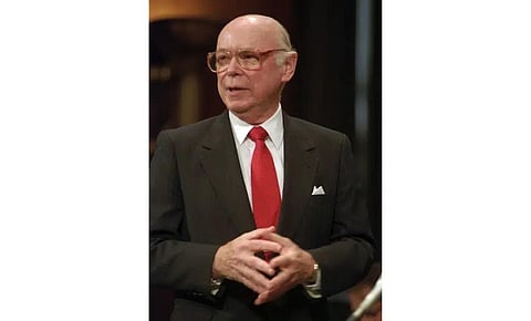 FILE - US District Judge H. Lee Sarokin prepares to testify on Capitol Hill, in Washington, Wednesday, Aug. 3, 1994... (Photo | AP)