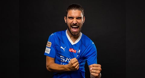 Ruben Neves in the colours of his new club Al-Hilal. (Photo | Al-Hilal Twitter)