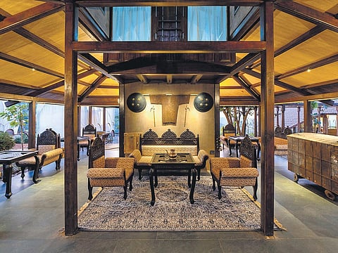 The lounge at 'The Chavni'.