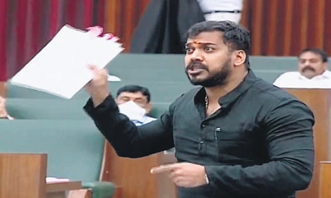 Nellore City MLA and former minister P Anil Kumar Yadav