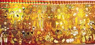 Saju, who is the first ever person to get a PhD in mural art, has also been participating in several art restoration and heritage conservation projects.