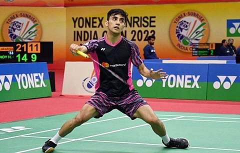Indian shuttler Lakshya Sen (Photo | BAI Twitter)