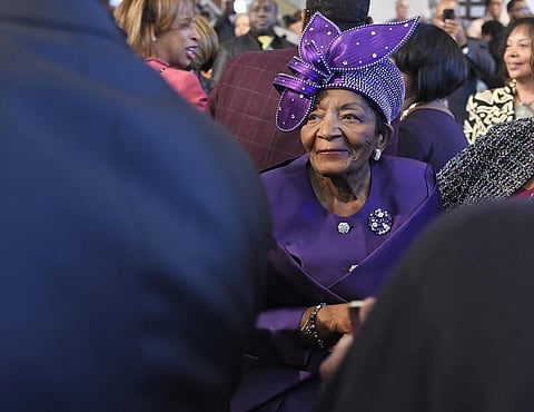 Farris, the last living sibling of the Rev. Martin Luther King Jr., has died Thursday, June 29, 2023, according to her niece, the Rev. Bernice King. (Photo | AP)
